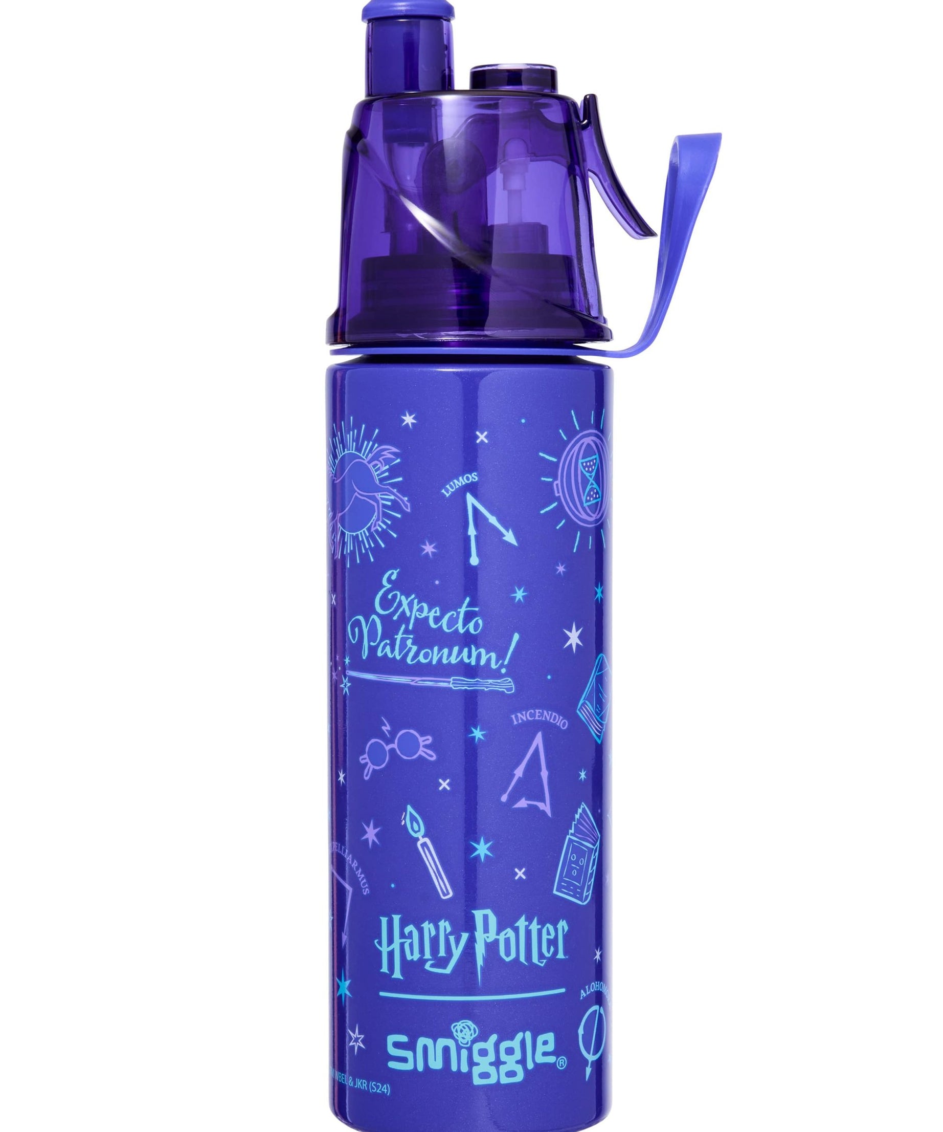 Smiggle - Harry Potter Su Püskürtmeli 500ML Çelik Matara-Dinossi