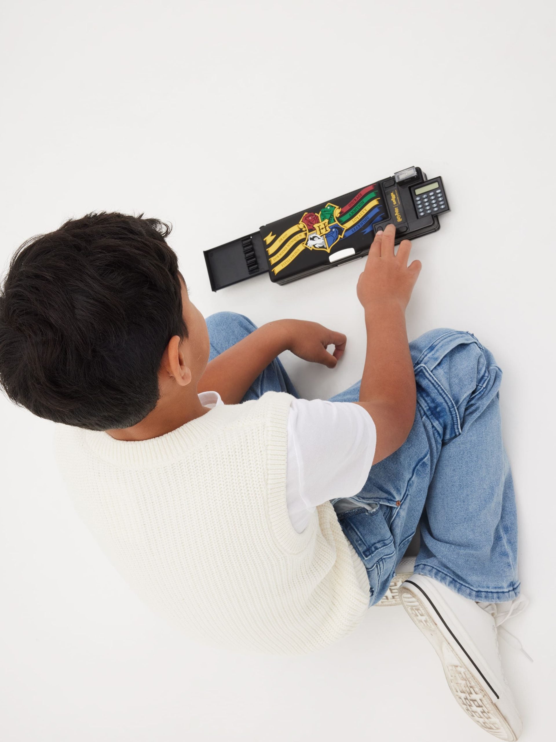 Smiggle - Harry Potter Hesap Makineli Otomatik Kalem Kutusu-Dinossi