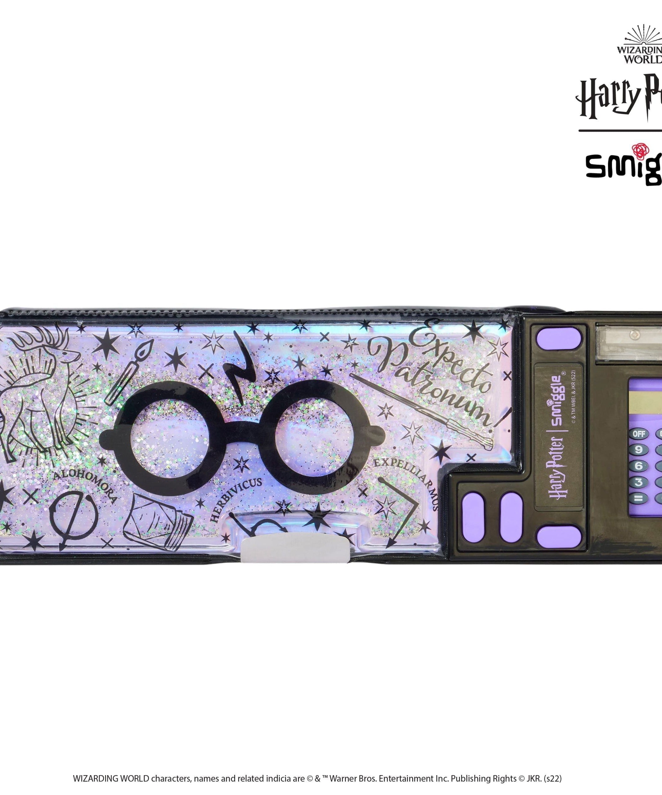 Smiggle - Harry Potter Hesap Makineli Otomatik Kalem Kutusu-Dinossi