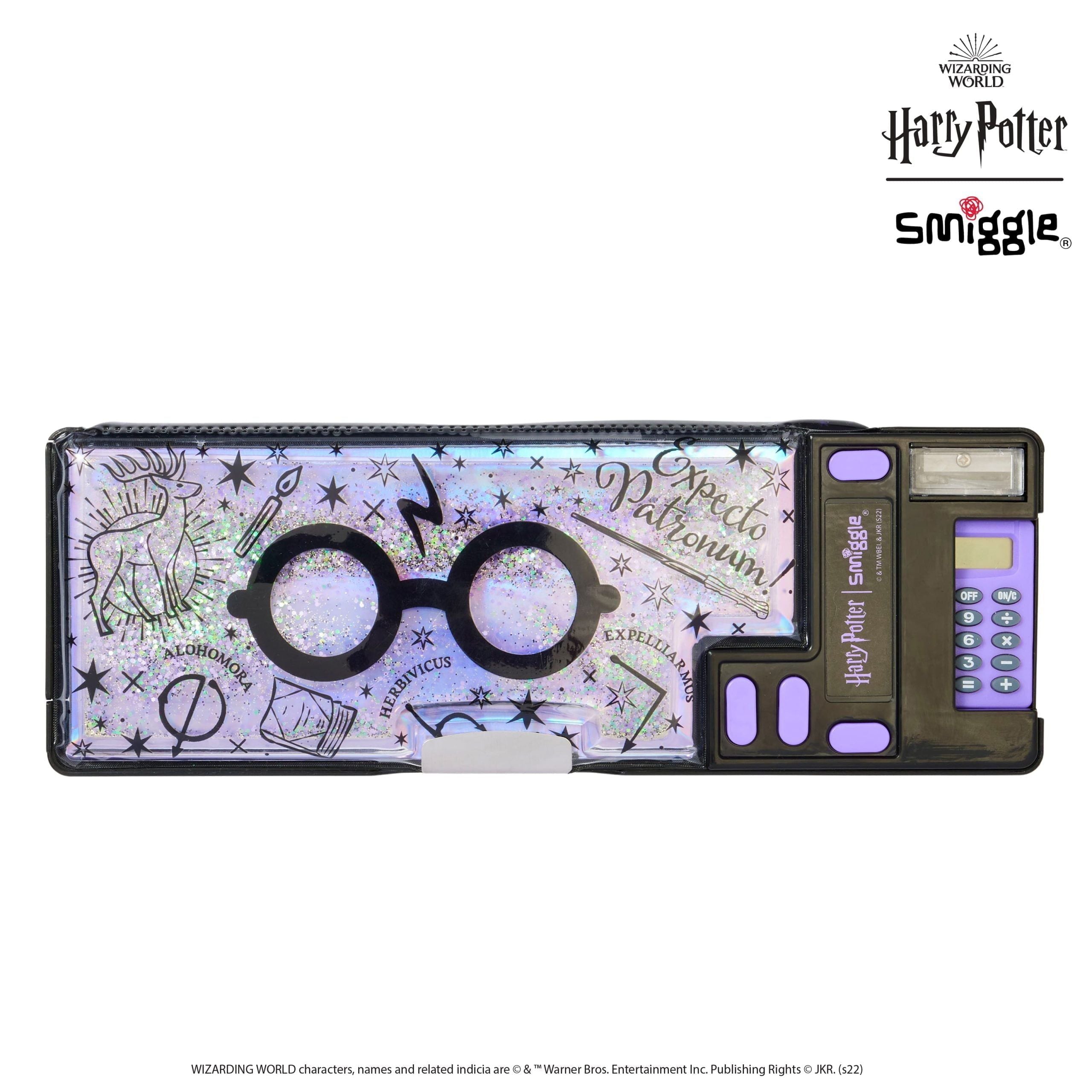 Smiggle - Harry Potter Hesap Makineli Otomatik Kalem Kutusu-Dinossi