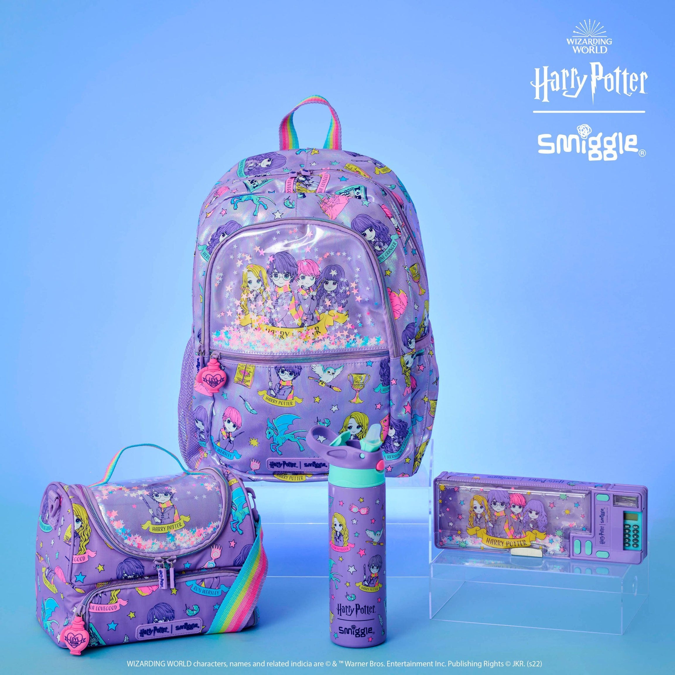 Smiggle - Harry Potter Hesap Makineli Otomatik Kalem Kutusu-Dinossi