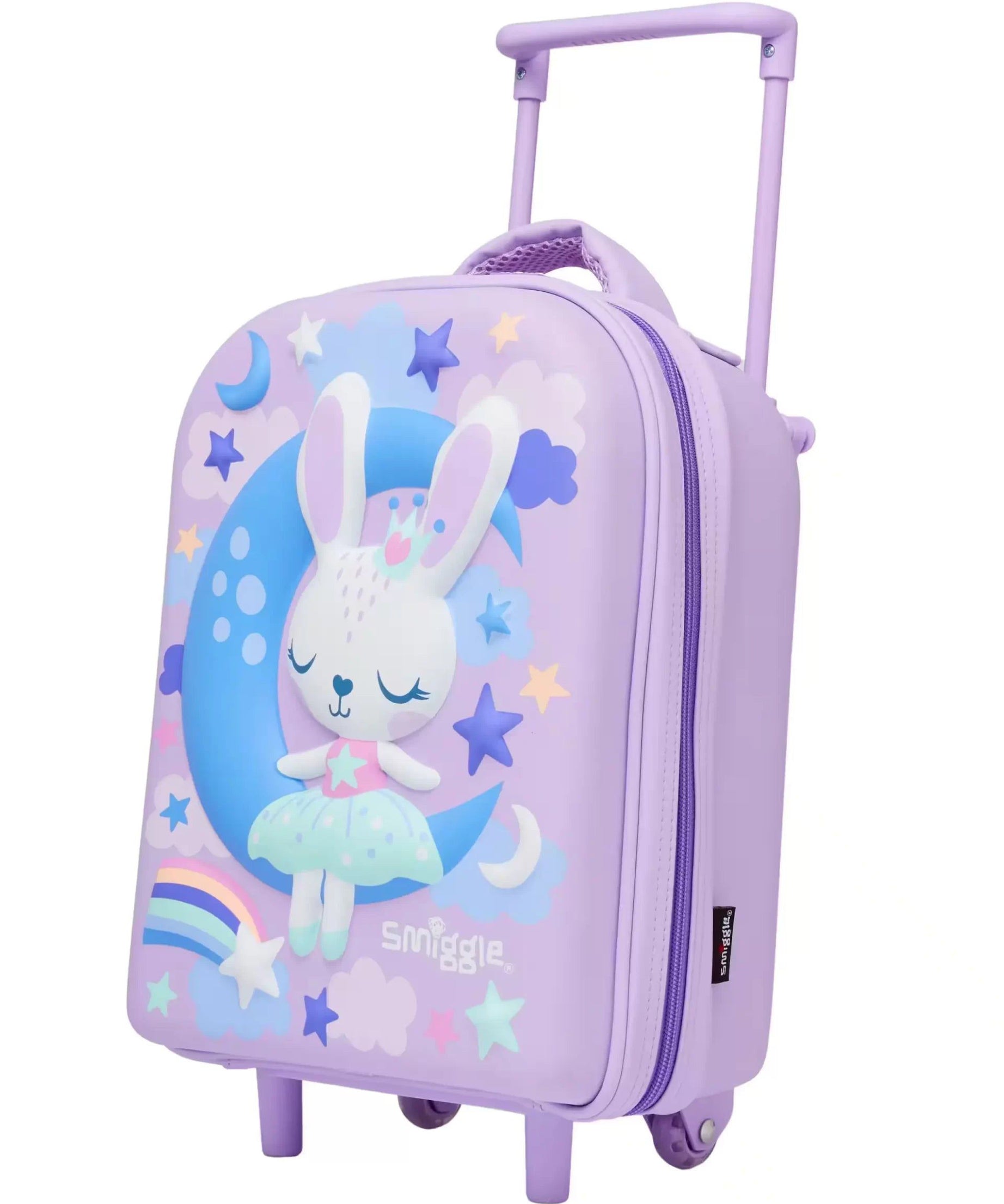 Smiggle - Tekerlekli Çekçekli Anaokulu Okul ve Seyahat Çantası-Dinossi