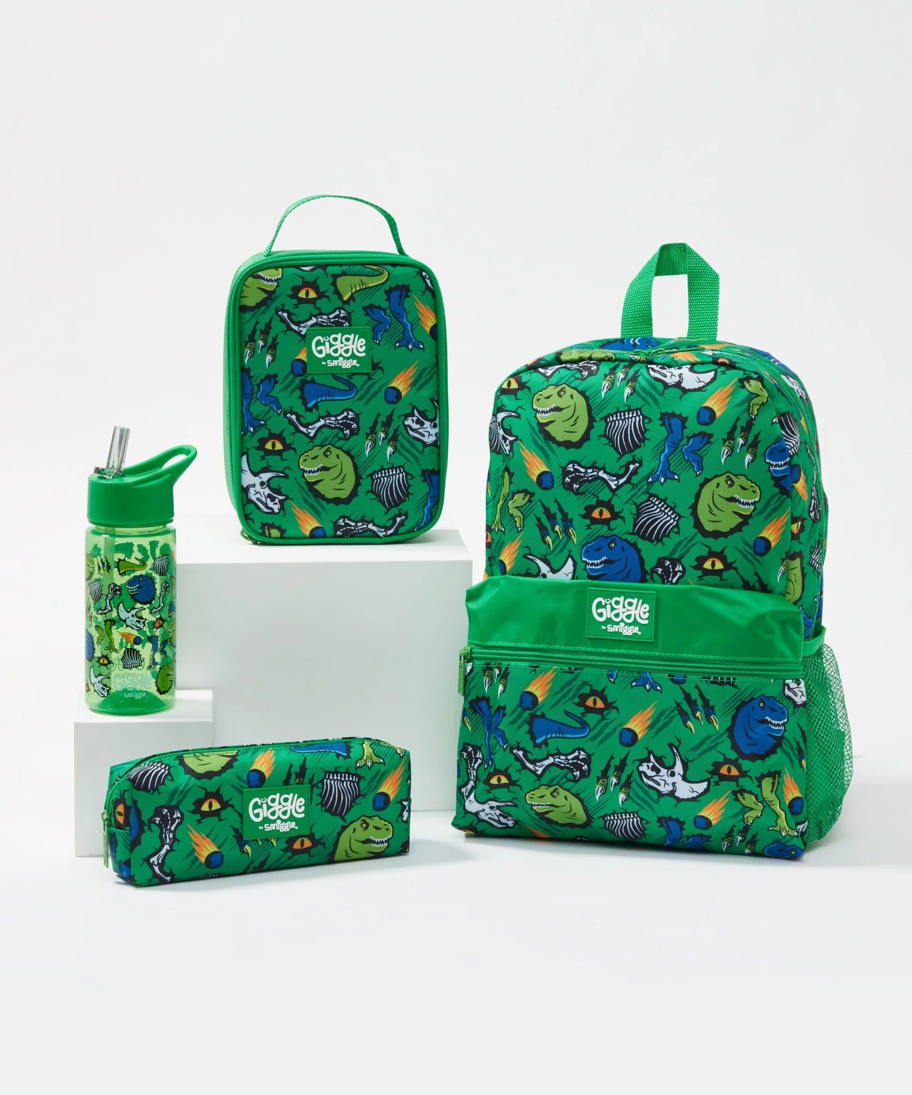 Smiggle Giggle 4-piece School Bag Set Dinossi - Main Image