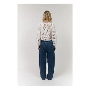 Lollys Laundry – Remy Baumwollhemd | Weiß