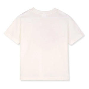 Wynken - Organic Cotton Smiley T-Shirt | Ecru