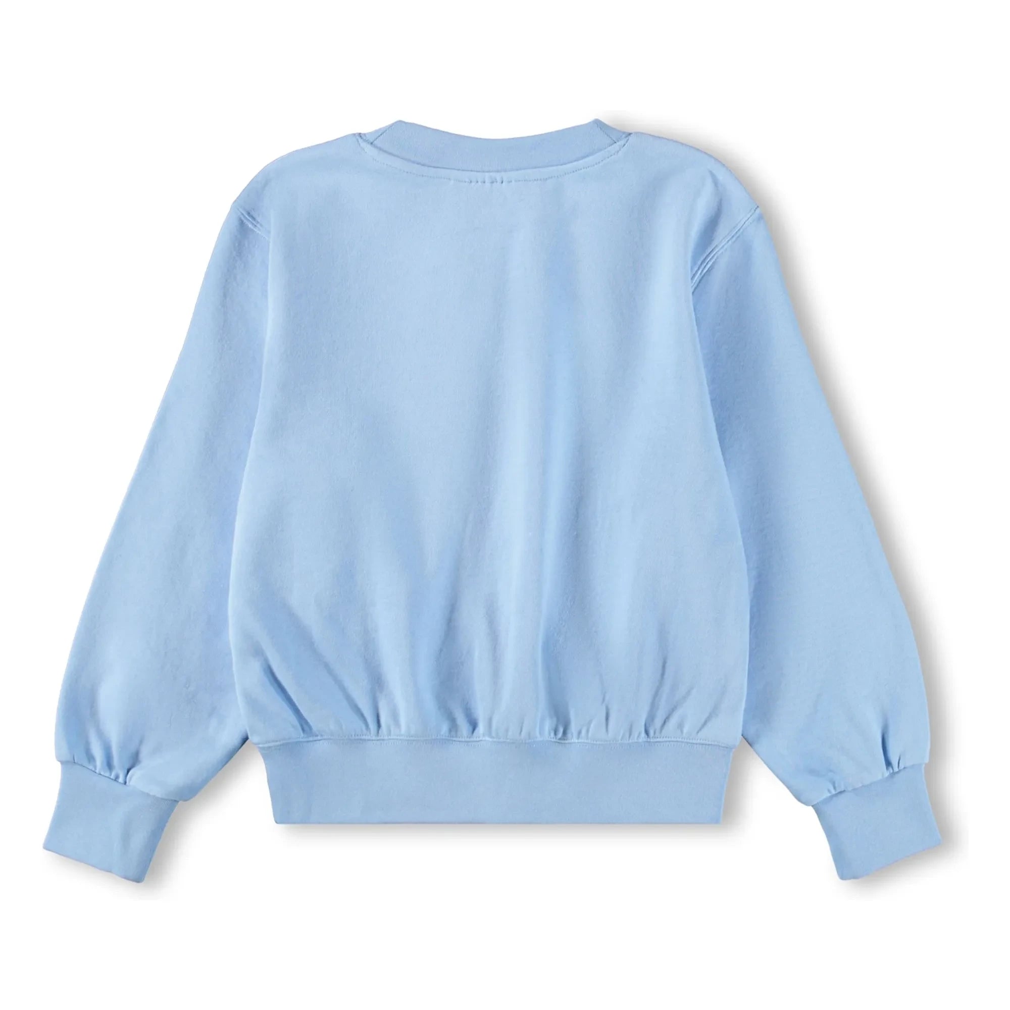 Molo - Organic Cotton Shell Sweatshirt | Light Blue