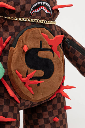 Sprayground - Brown Small Patterned Backpack 910B7109NSZ