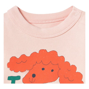 Tinycottons - Sweat Dog Tiny 26 Bio-Baumwoll Baby | Blassrosa