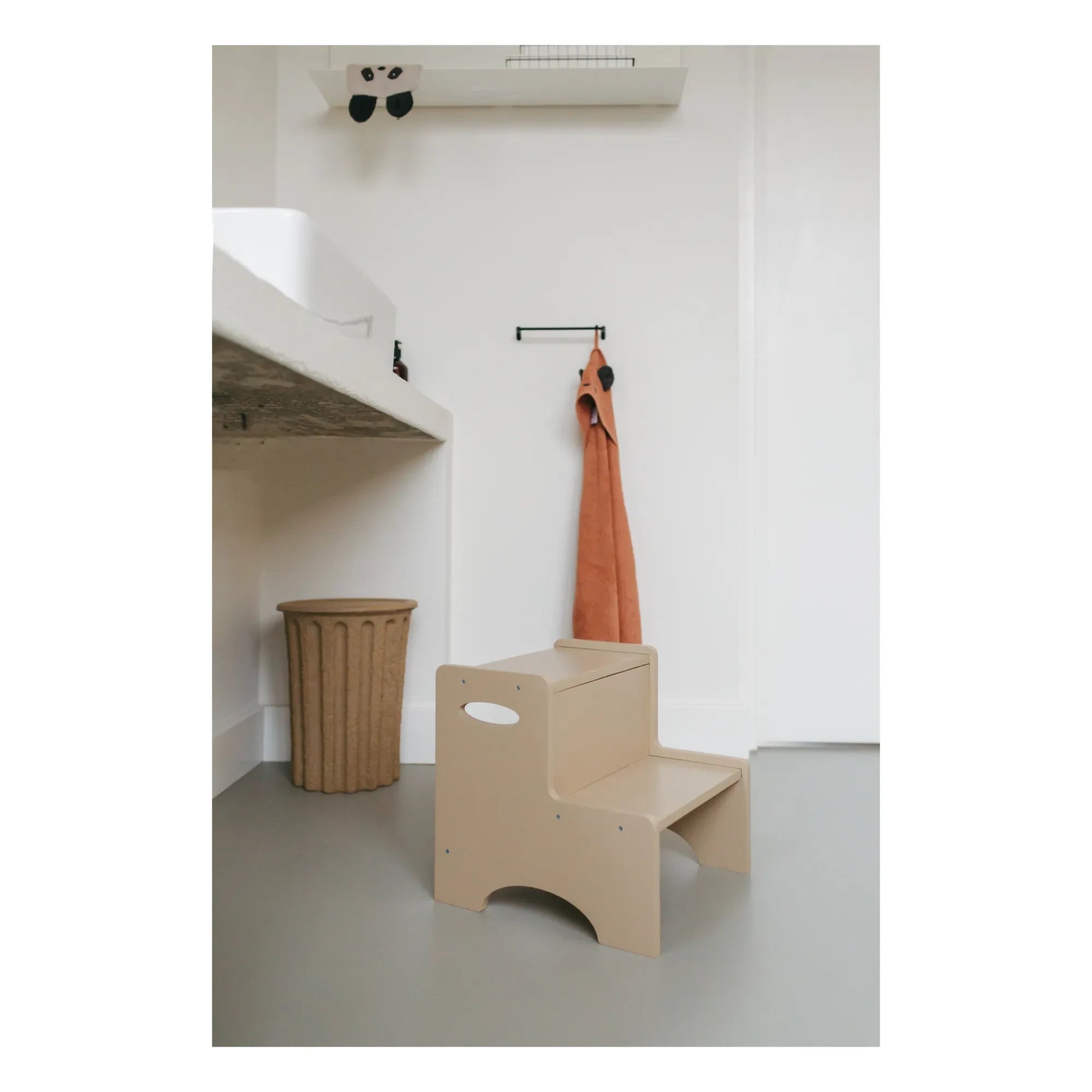 Nofred - Holz-Trittschemel | Beige