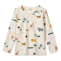 Liewood - Noah UV-Schutz T-Shirt aus recycelten Fasern | Ecru