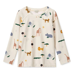 Liewood - Noah UV-Schutz T-Shirt aus recycelten Fasern | Ecru