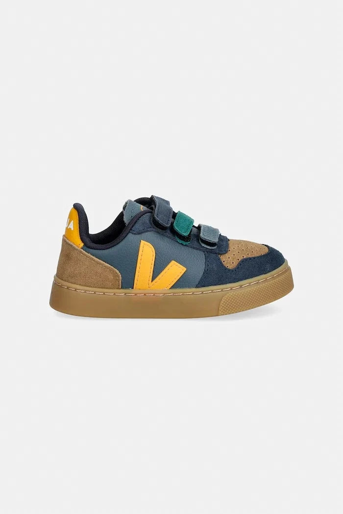 Veja Small V-10 çocuk deri spor ayakkabı