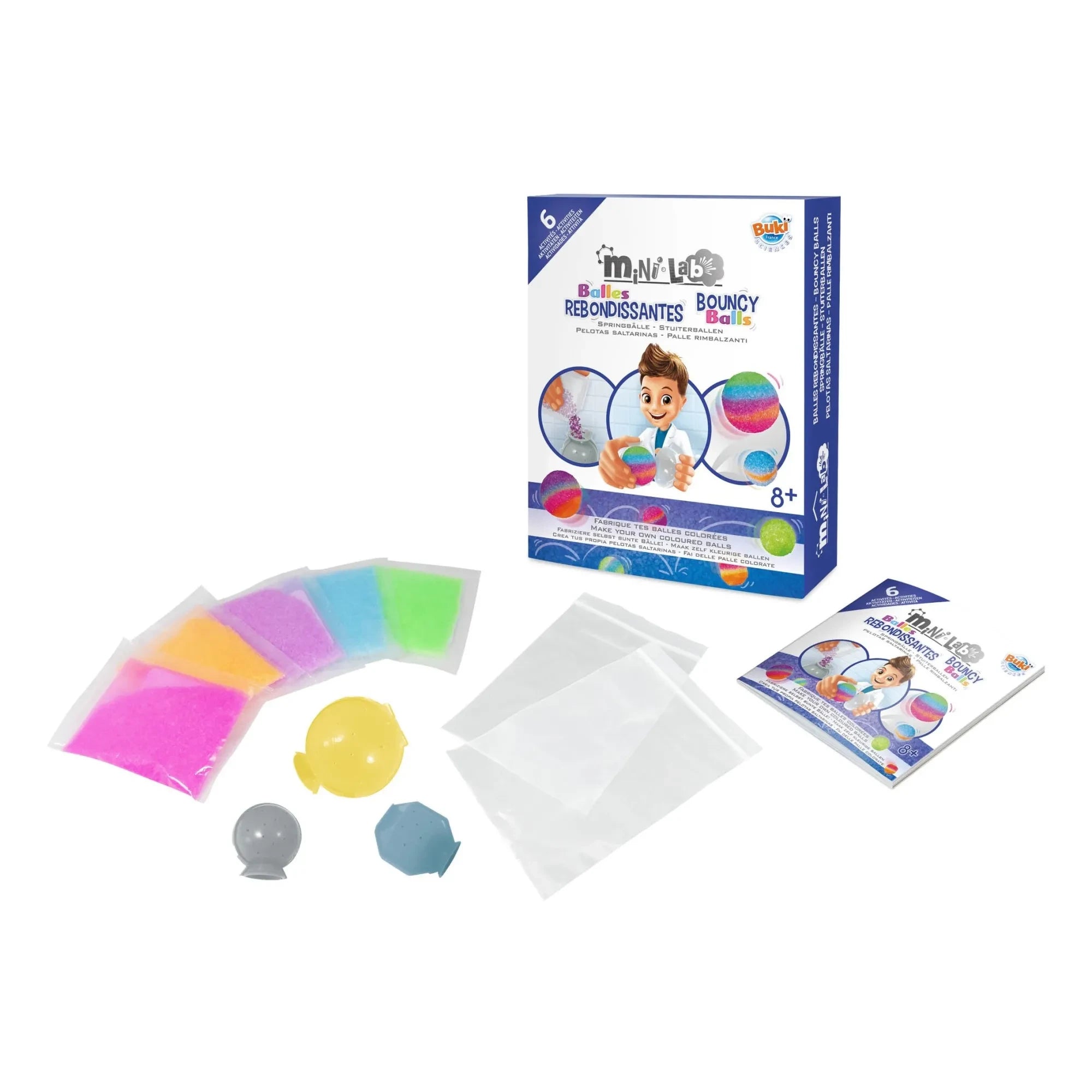 Buki - Mini Laboratory Bouncing Balls Set