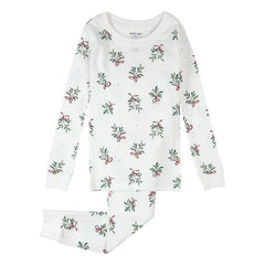 Petit Lem - Mistel Bio-Baumwoll-Pyjama | Weiß