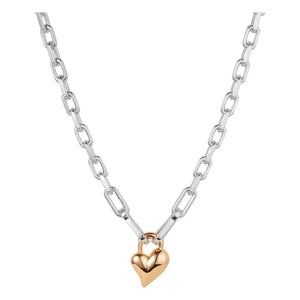 Jenny Bird - Locked Heart necklace | Gold/Silver