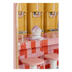 Nailmatic Kids - Renkli, çıtırdayan banyo tuzları - 60 g | Mor