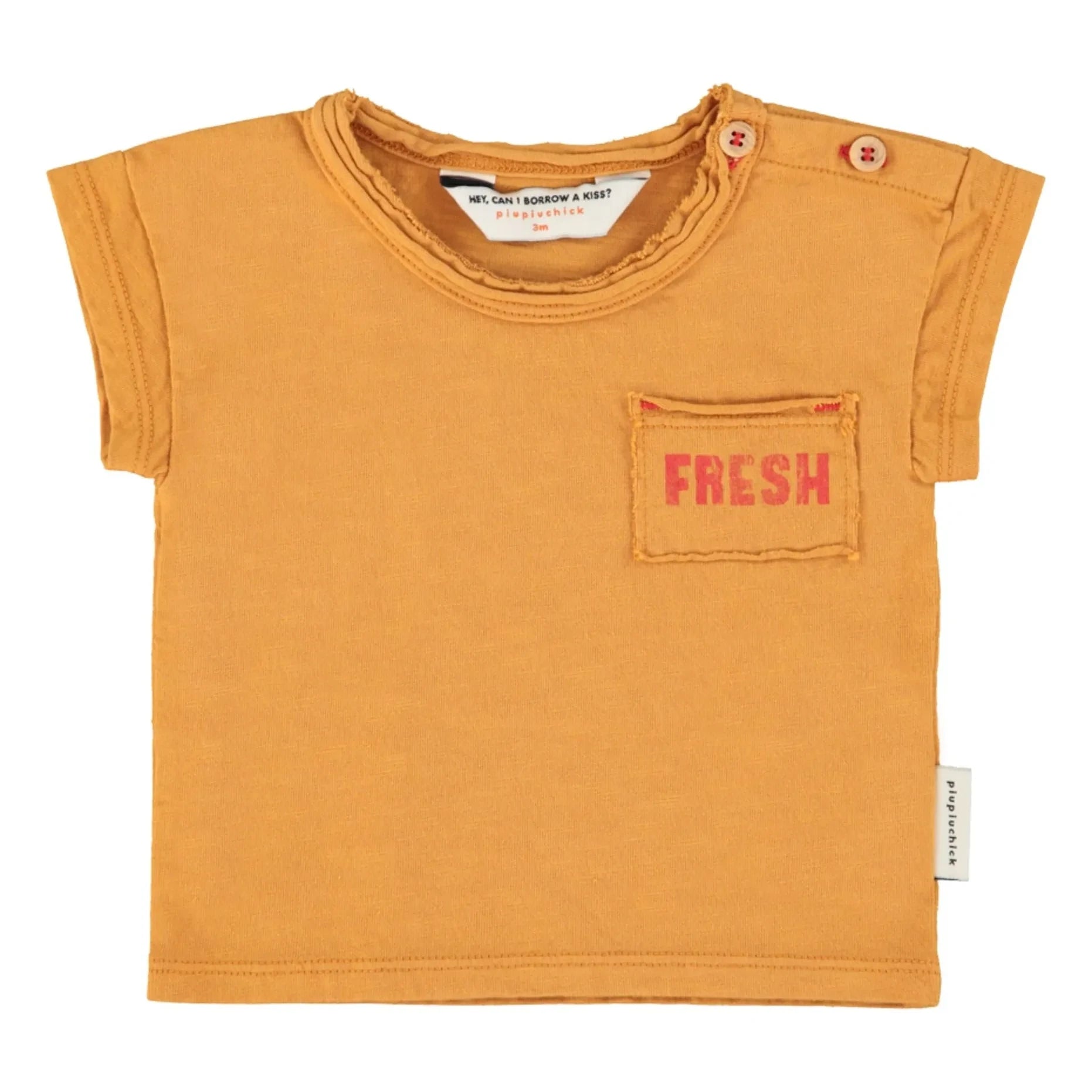 Piupiuchick - T-Shirt Erdbeere | Camel