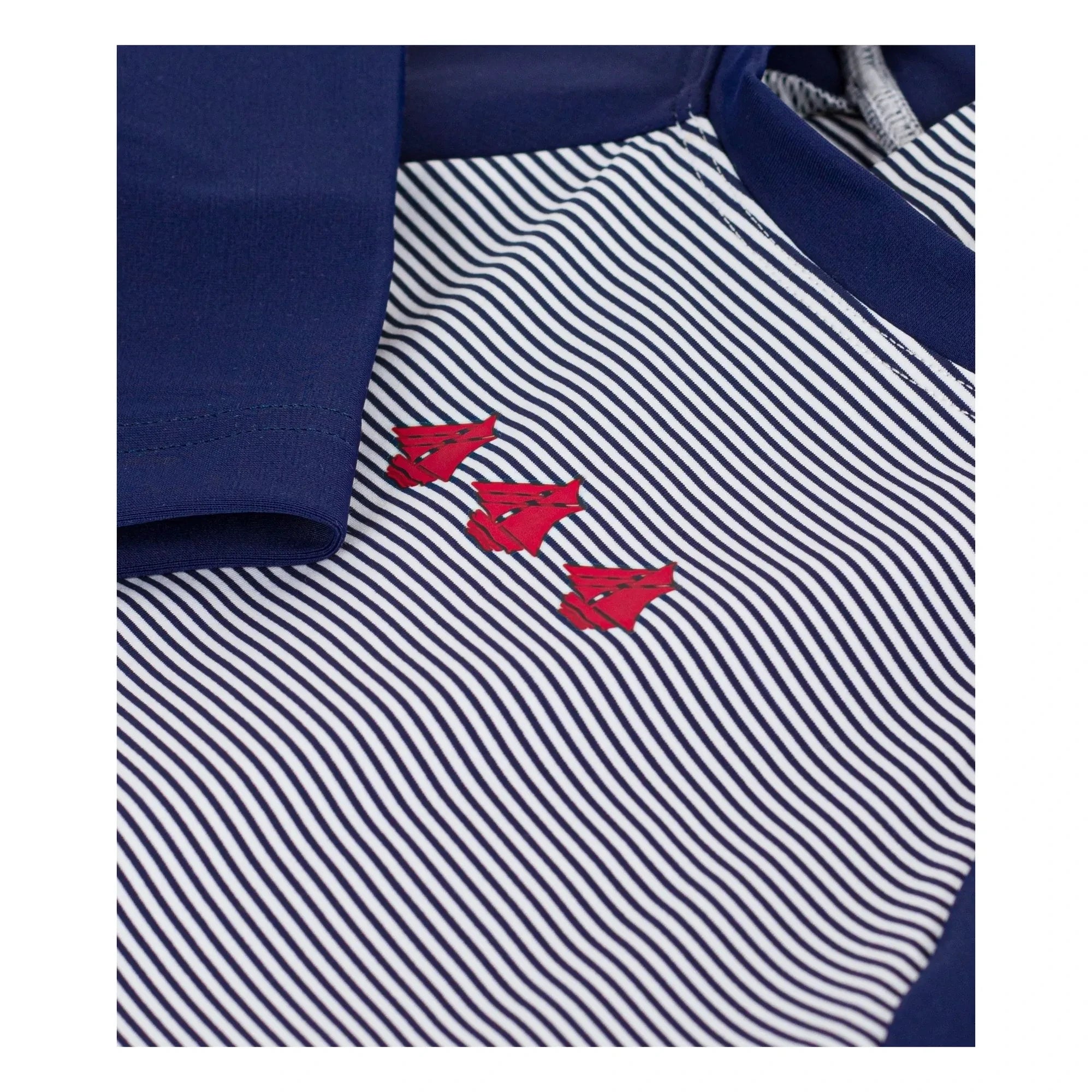 Petit Bateau - Striped UV Protective Swimsuit | Blue