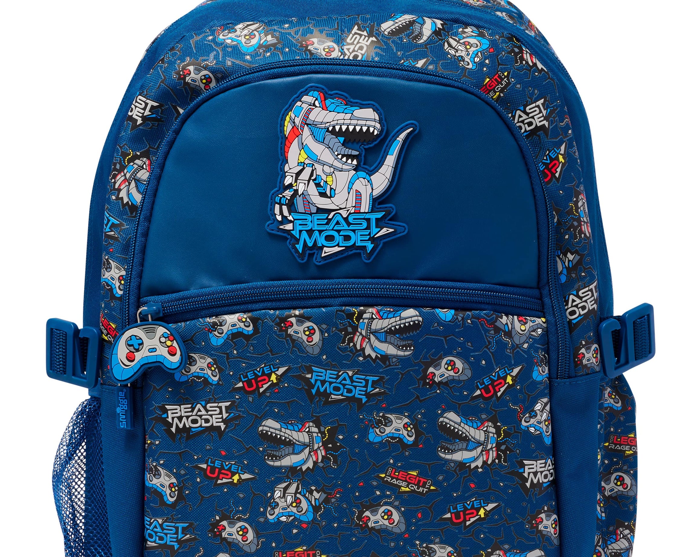 Smiggle - Fly High Klasik Okul Sırt Çantası-Dinossi