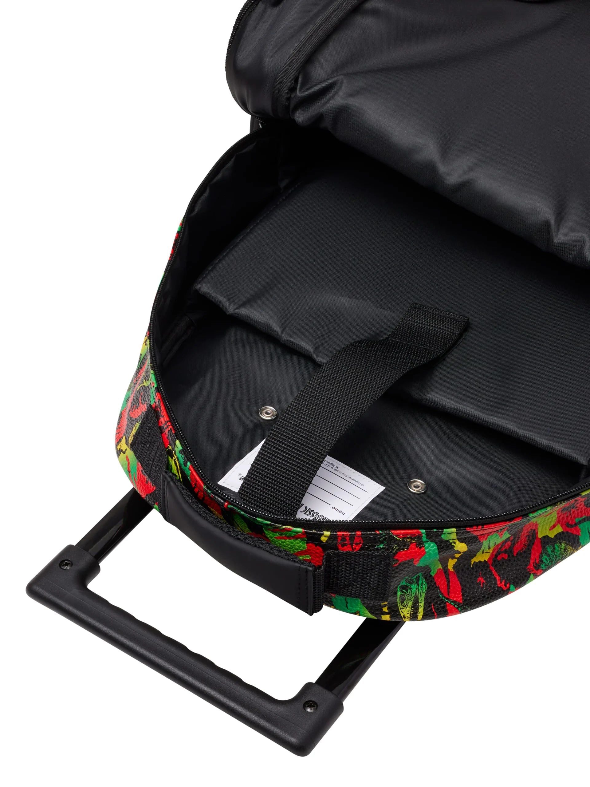 Smiggle - Jurassic Park Işıklı Tekerlekli Çekçekli Sırt Çanta-Dinossi