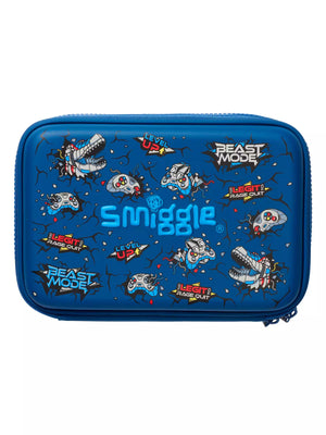 Smiggle - Fly High İki Gözlü Hardtop Kalem Kutusu-Dinossi