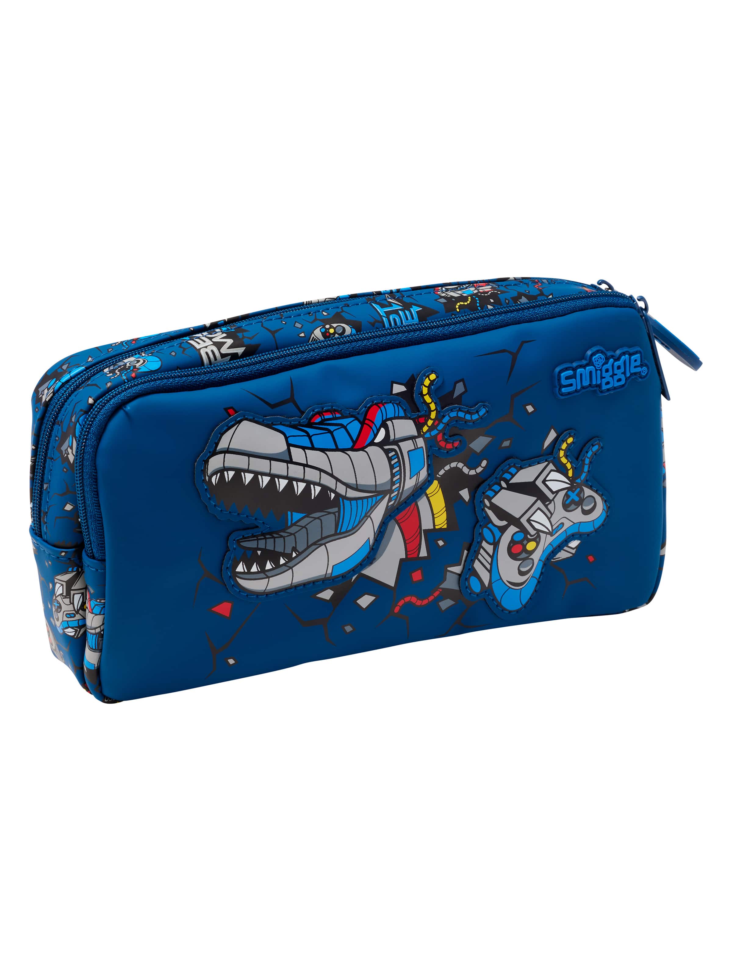 Smiggle - Fly High Klasik Kalem Kutusu-Dinossi