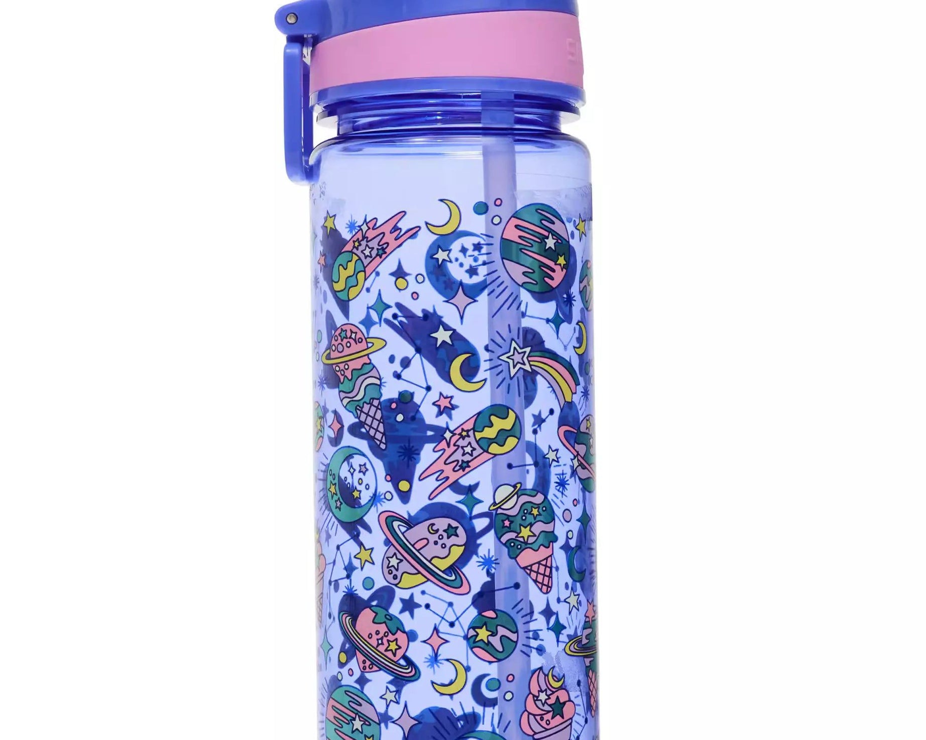Smiggle - Epic BPAsız 650 ML Pipetli Suluk-Dinossi