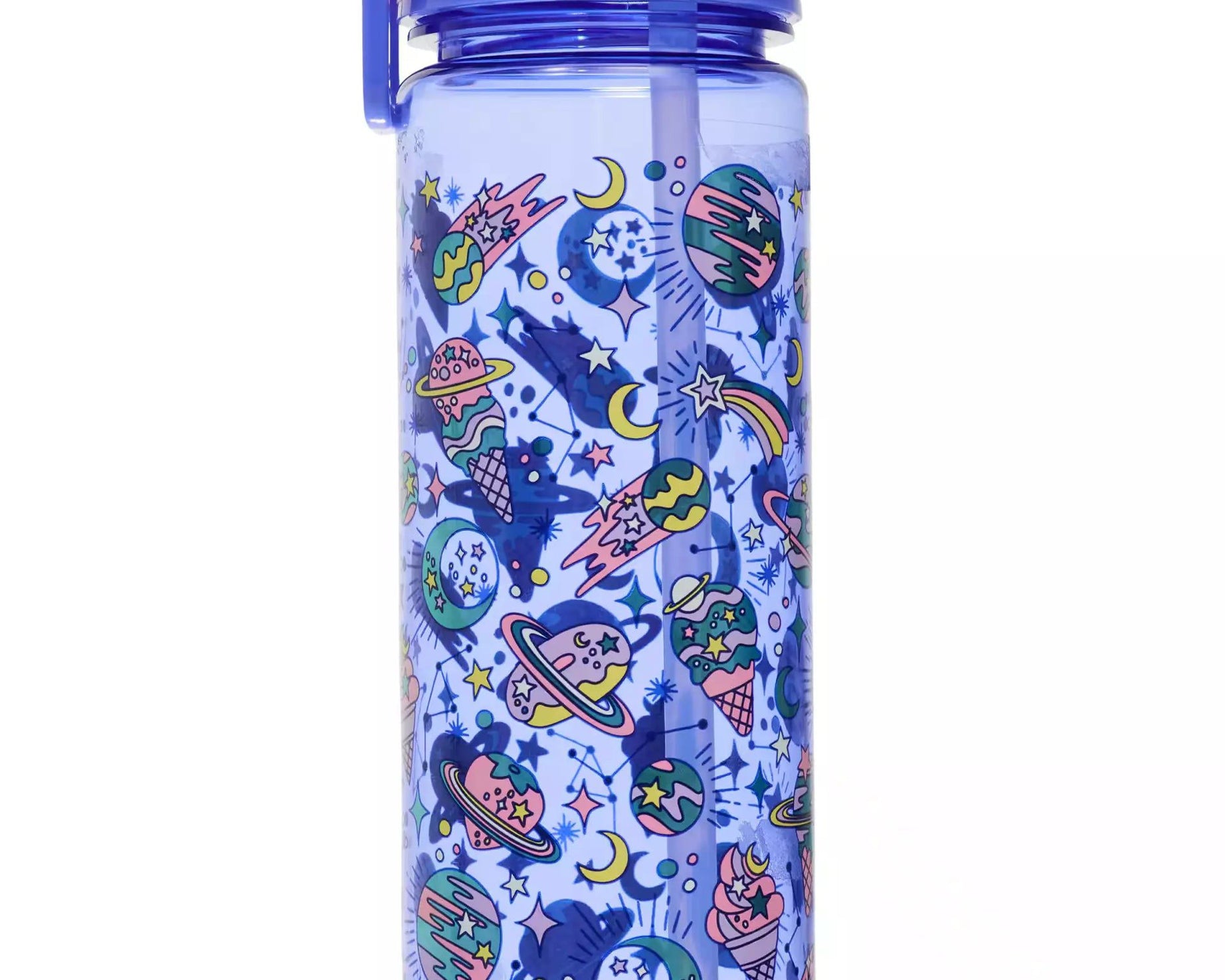 Smiggle - Epic BPAsız 650 ML Pipetli Suluk-Dinossi