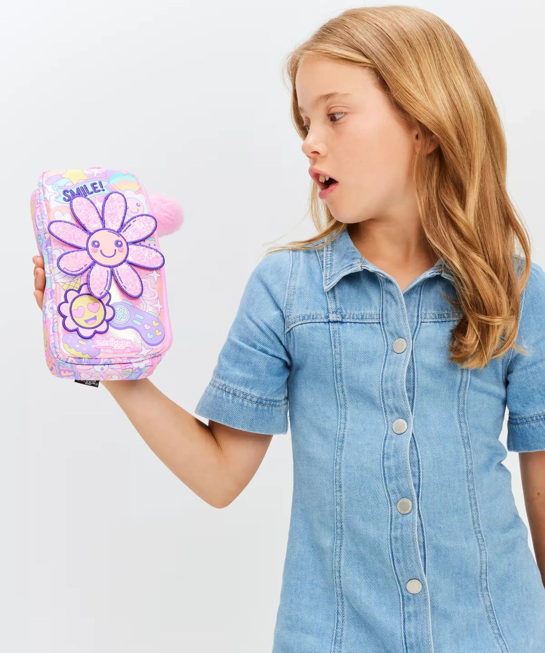 Smiggle - Epik Maceralar Karakter Cep Kalem Kutusu-Dinossi