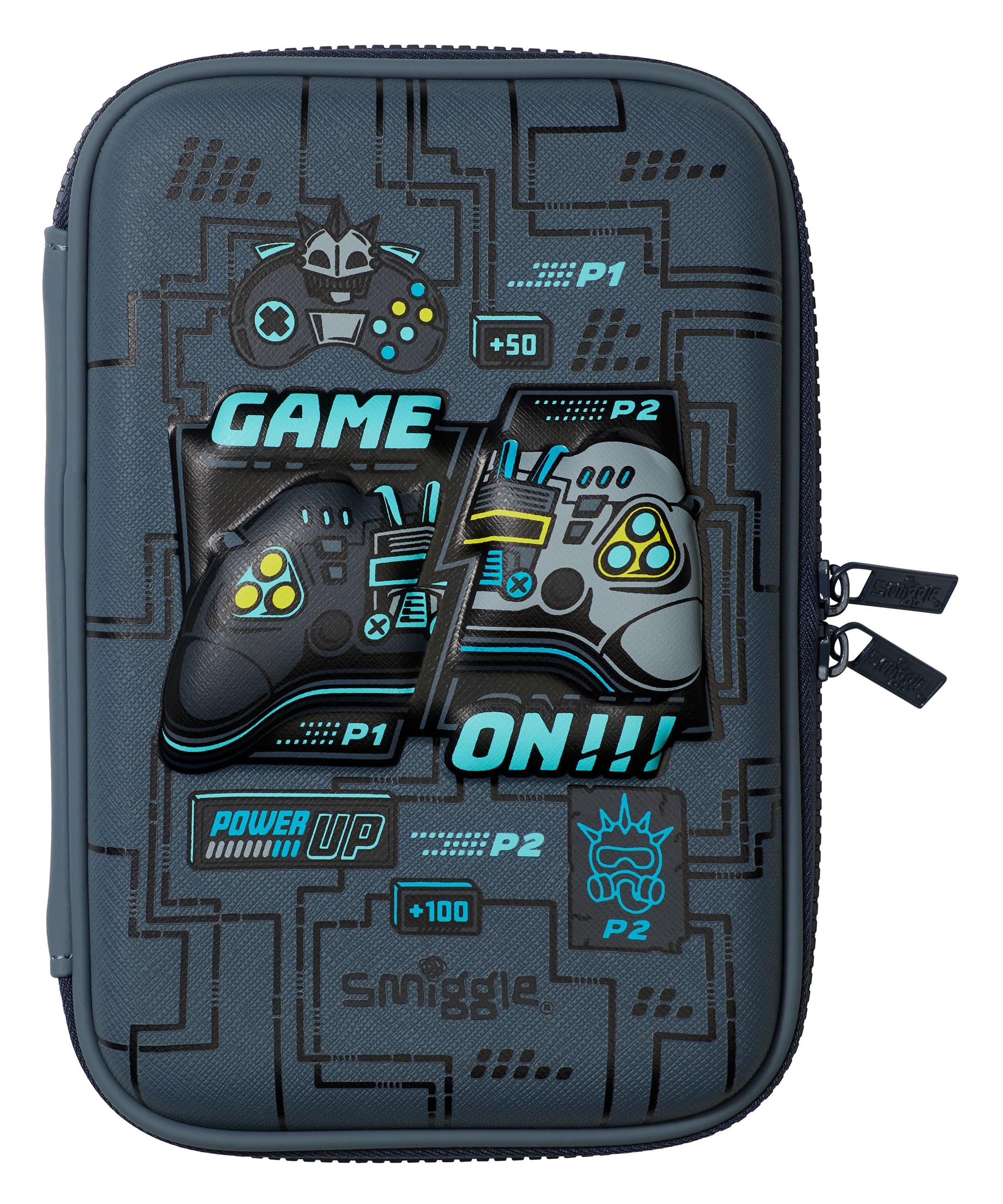 Smiggle - Epic Adventures Hardtop Kalem Kutusu-Dinossi