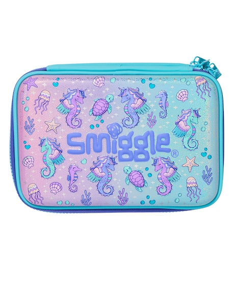 Smiggle - Epic Çift Gözlü Hardtop 3B Kalem Kutusu-Dinossi
