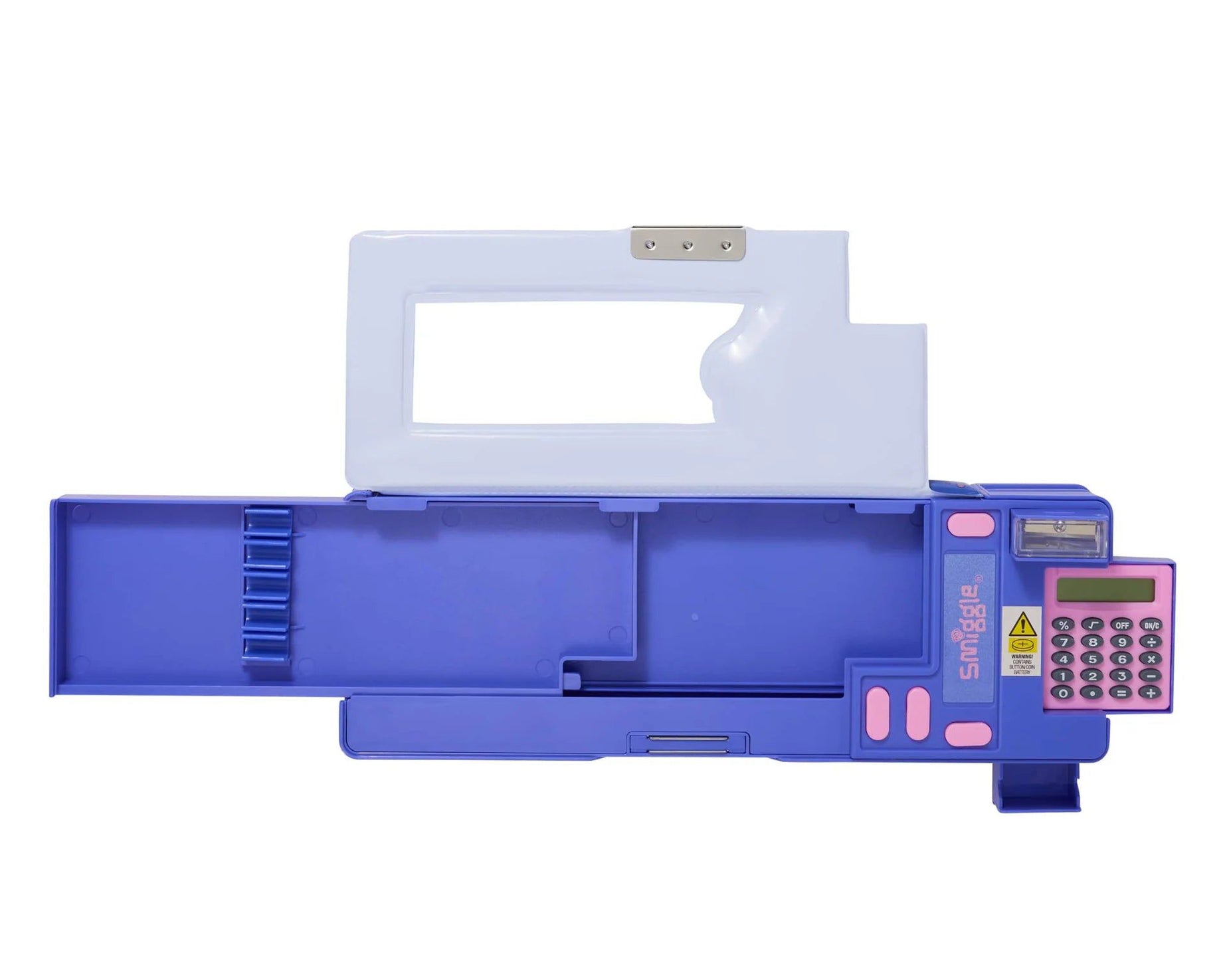 Smiggle - Epic Hesap Makineli Otomatik Kalem Kutusu-Dinossi