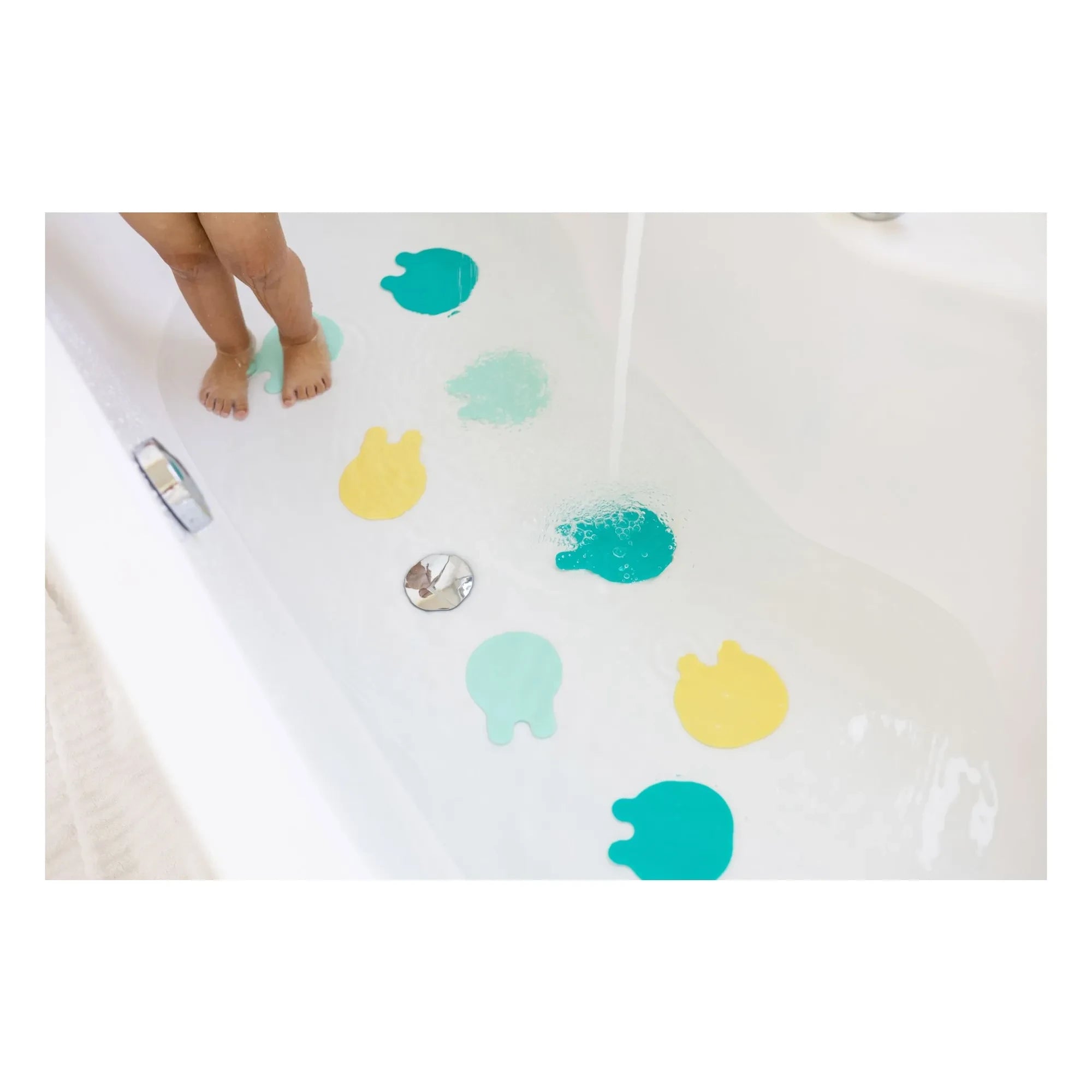 Quut - Grippi banyo paspasları - 8'li Set | Sarı