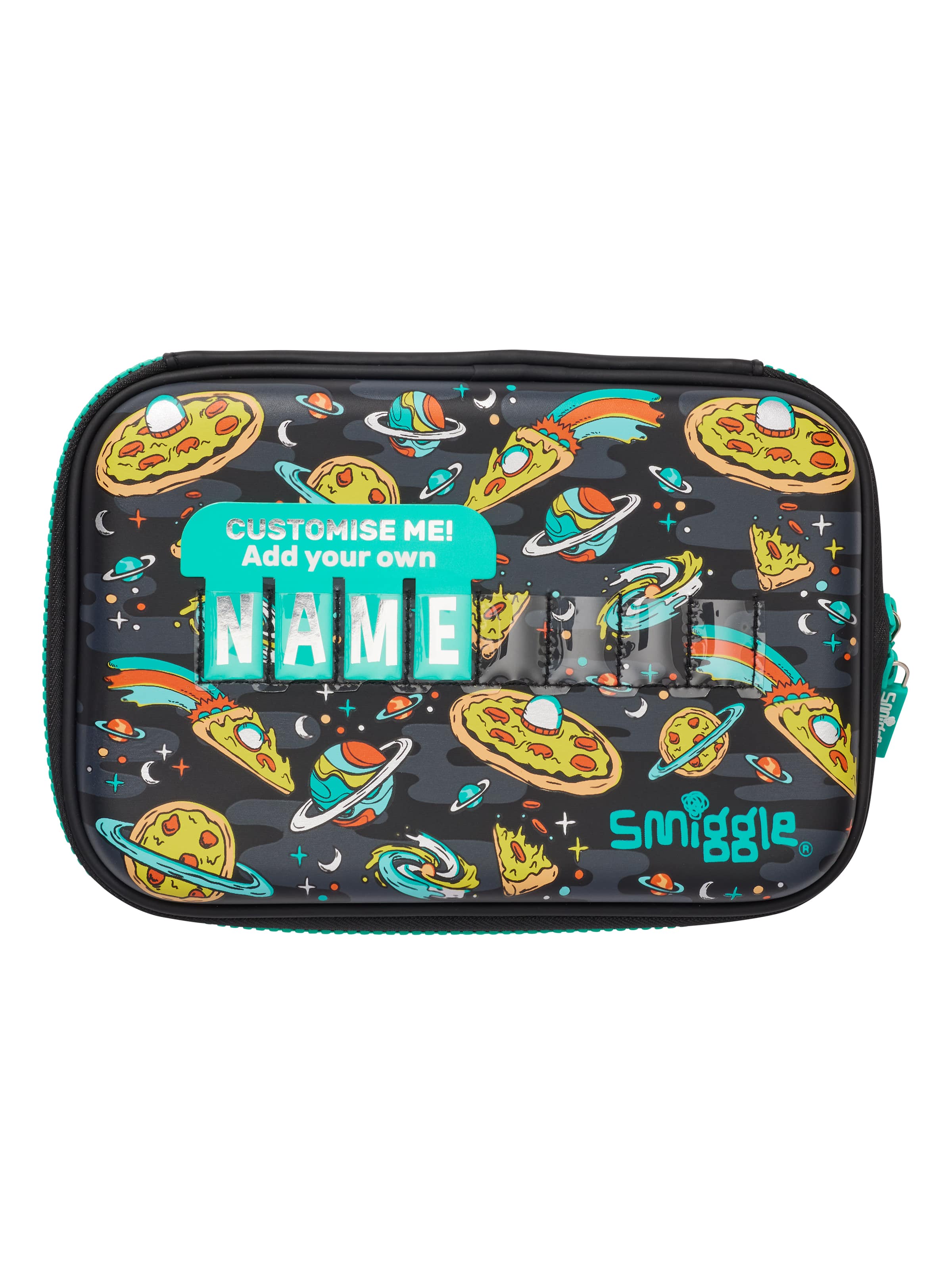 Smiggle - Flyn Hardtop İsimlikli Kalem Kutusu-Dinossi