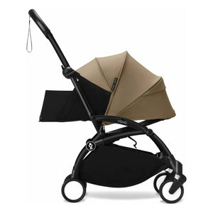 Stokke® - YOYO³ tam bebek arabası 0+ ve 6+ Siyah çerçeve | Toffee