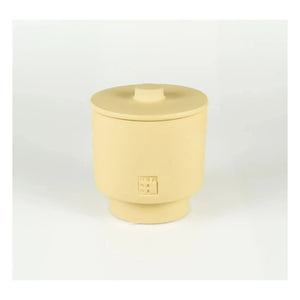 Mon Dada - Outdoor Candle with Lid, Neutral Scent June Sahara One | Pale Yellow