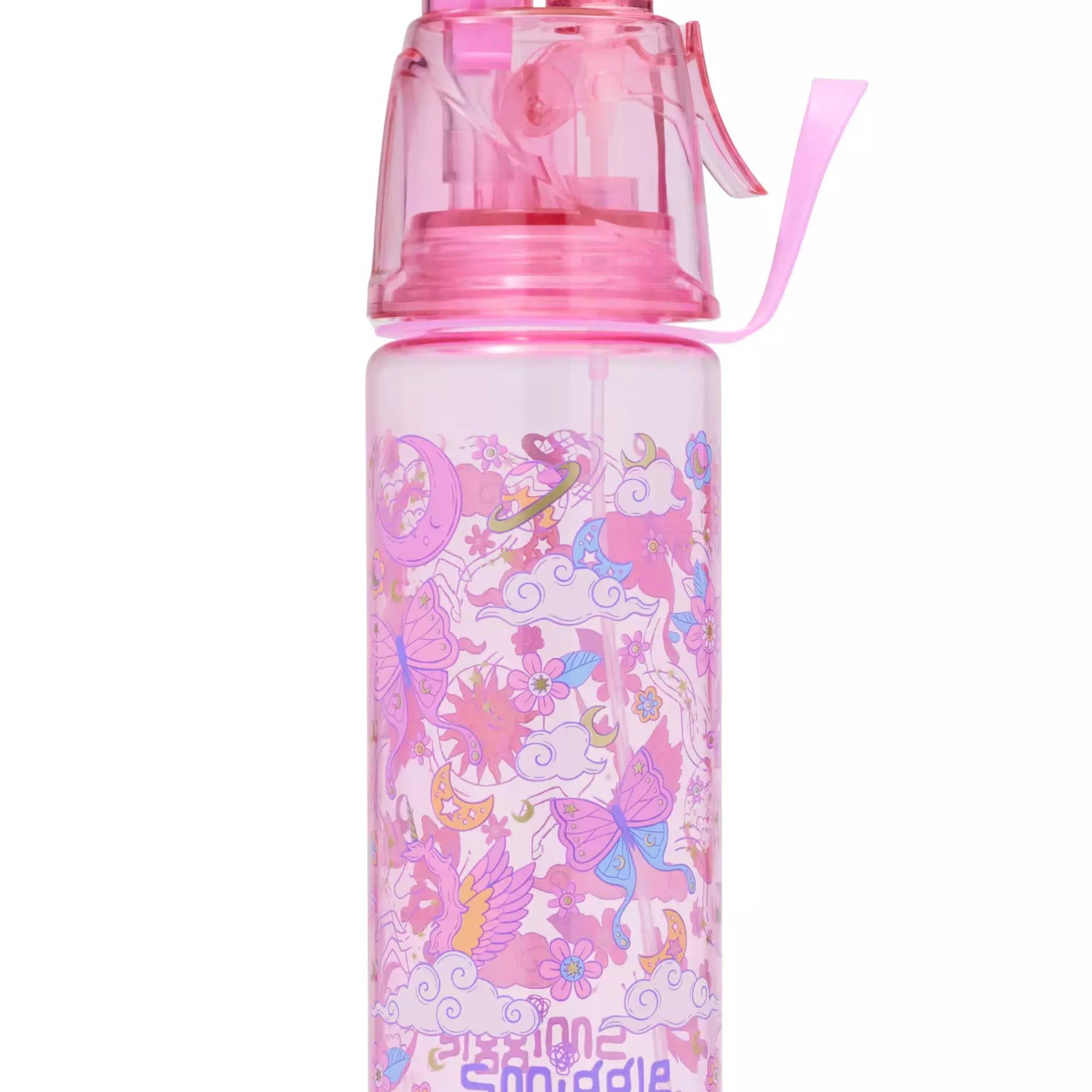 Smiggle - Cosmos Su Püskürtmeli 560ML BPAsız Suluk-Dinossi