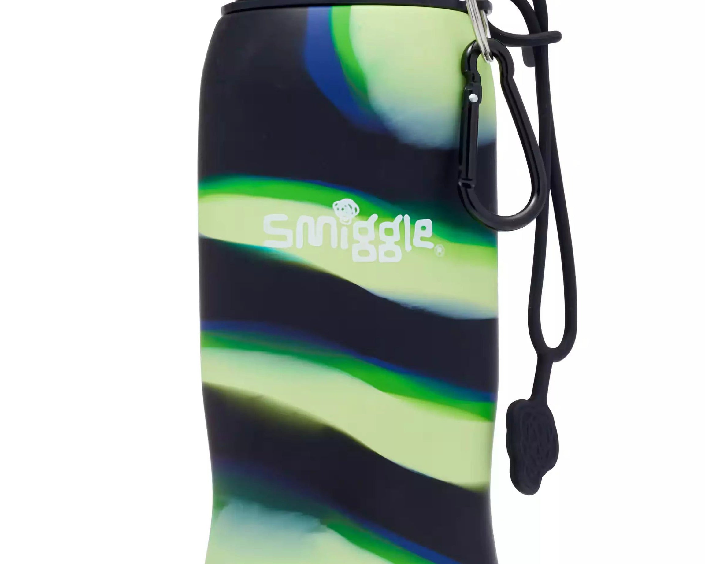 Smiggle - Freestyle Katlanabilir Pipetli 630ML Suluk-Dinossi