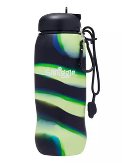 Smiggle - Freestyle Katlanabilir Pipetli 630ML Suluk-Dinossi