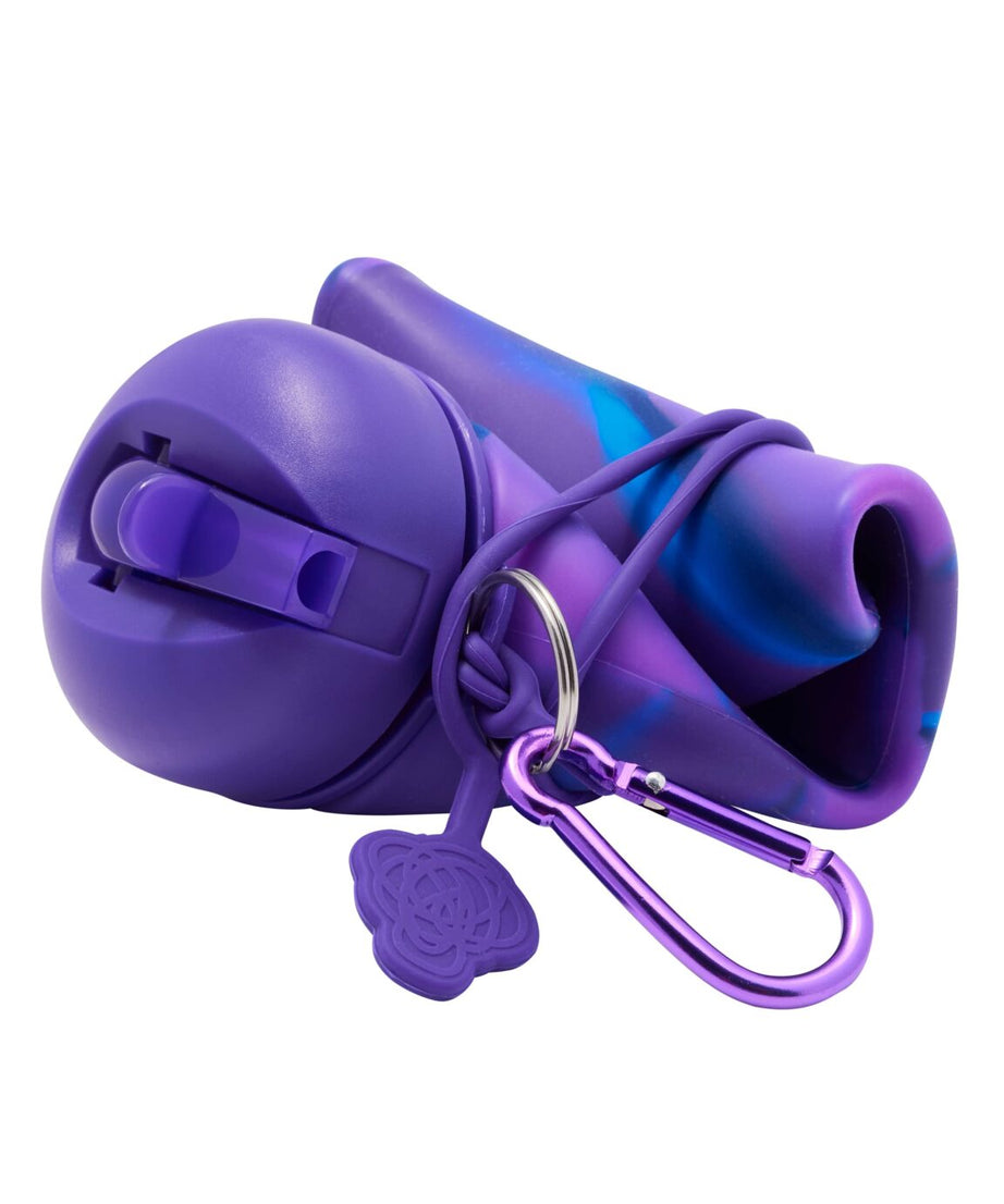 Smiggle - フリースタイル 630ML ウォーターボトル 折りたたみ式ストロー付き