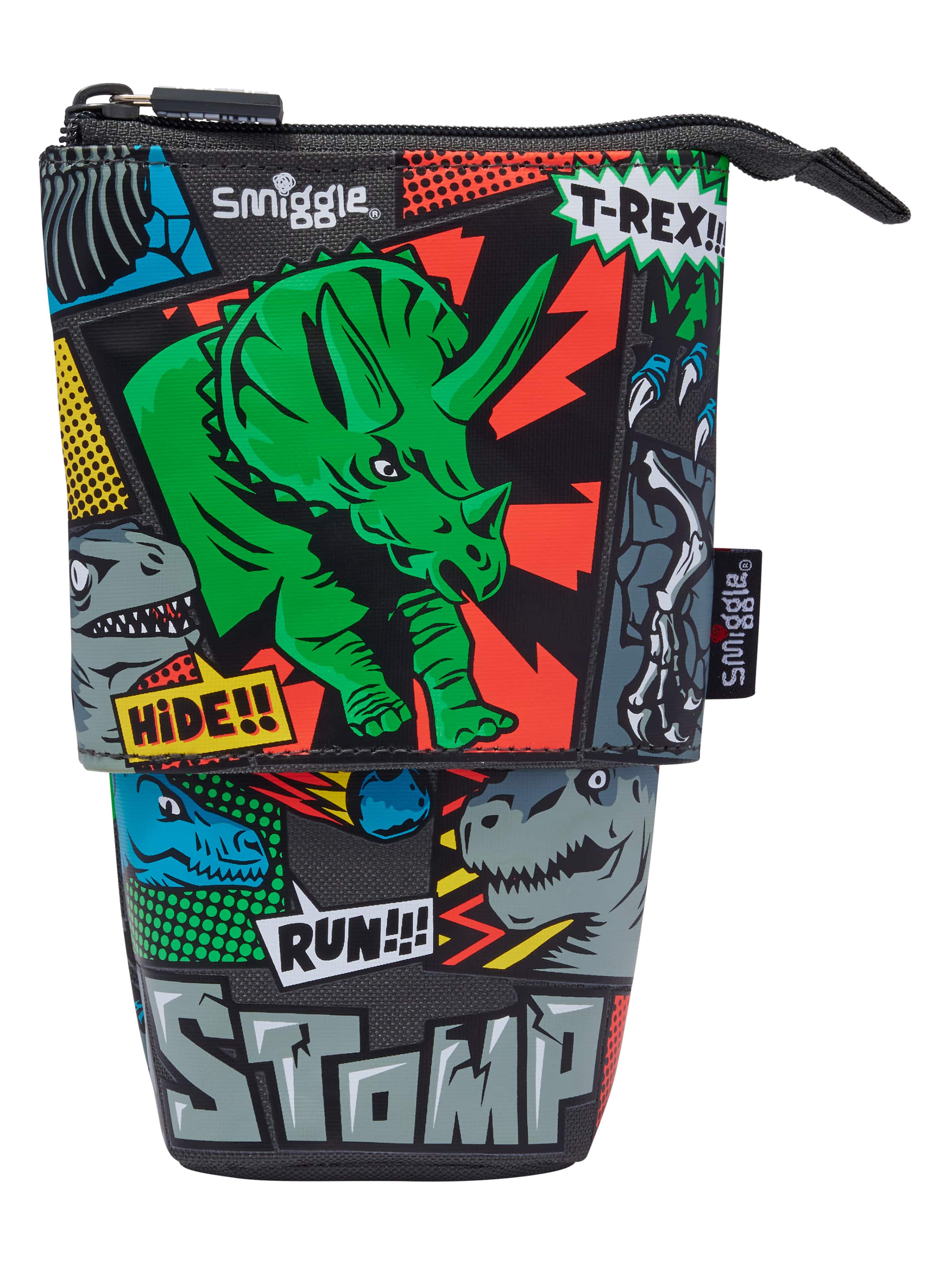 Smiggle - Happy Tales 2si 1 Arada Kalem Kutusu-Dinossi