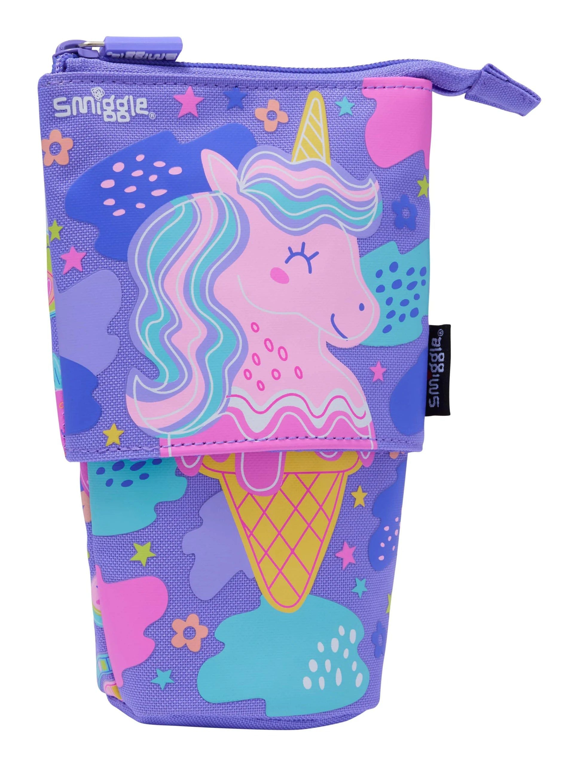 Smiggle - Happy Tales 2si 1 Arada Kalem Kutusu-Dinossi