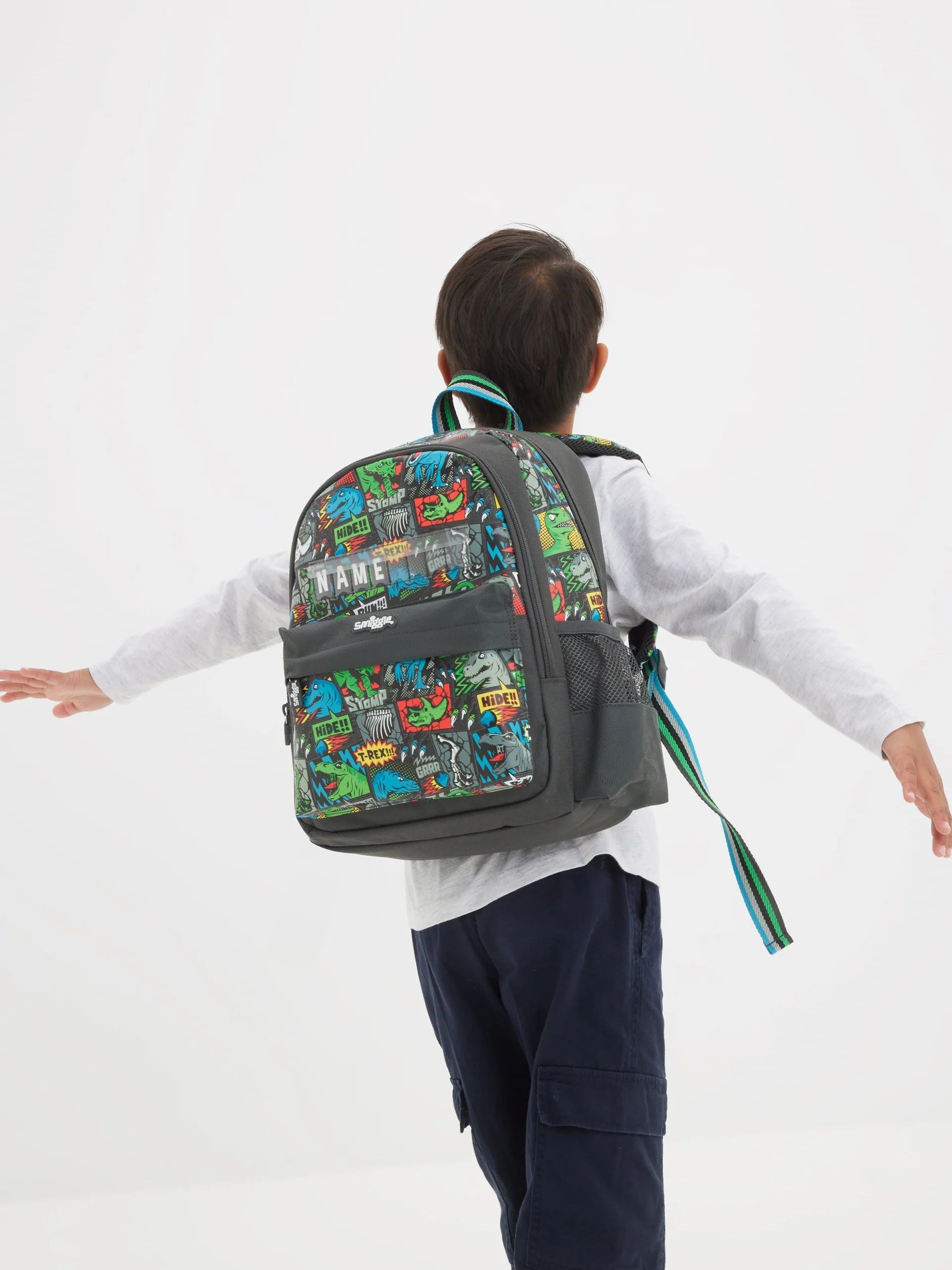 Smiggle - Happy Tales Anaokulu ve Kreş Sırt Çantası-Dinossi