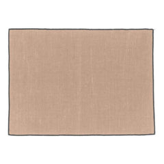 Haomy - Borgo Coated Linen Placemat | Beige Pink