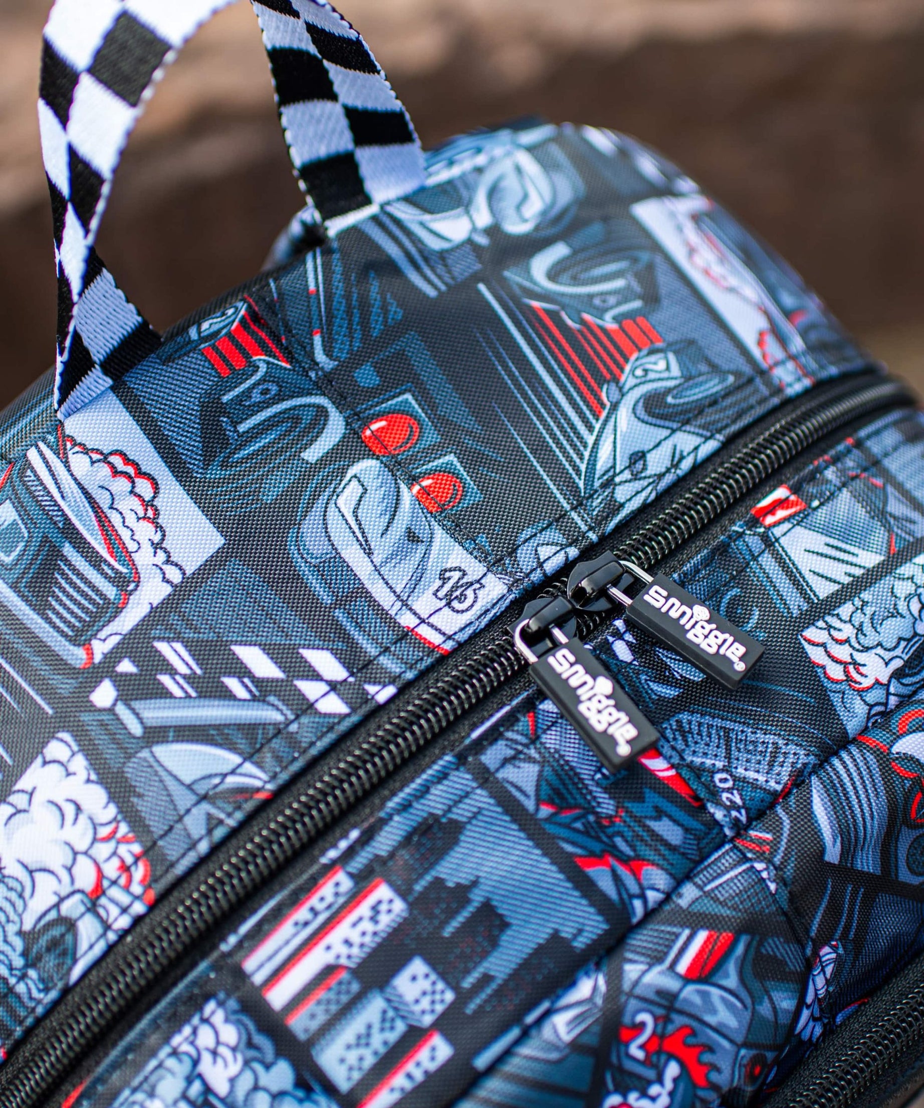 Smiggle - Limitless Klasik Okul Sırt Çantası-Dinossi