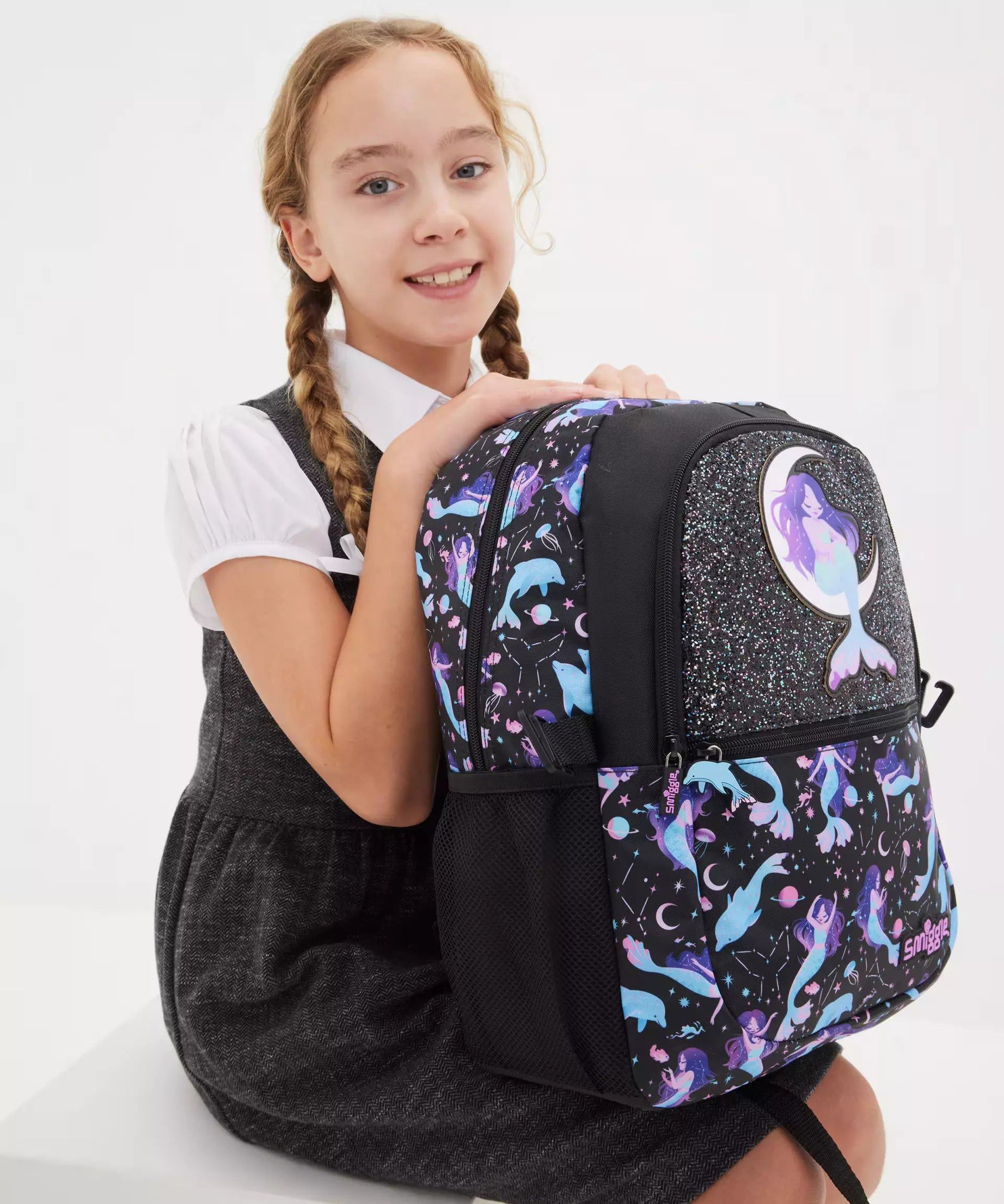 Smiggle – Limitless Klasik Okul Sırt Çantası-Dinossi