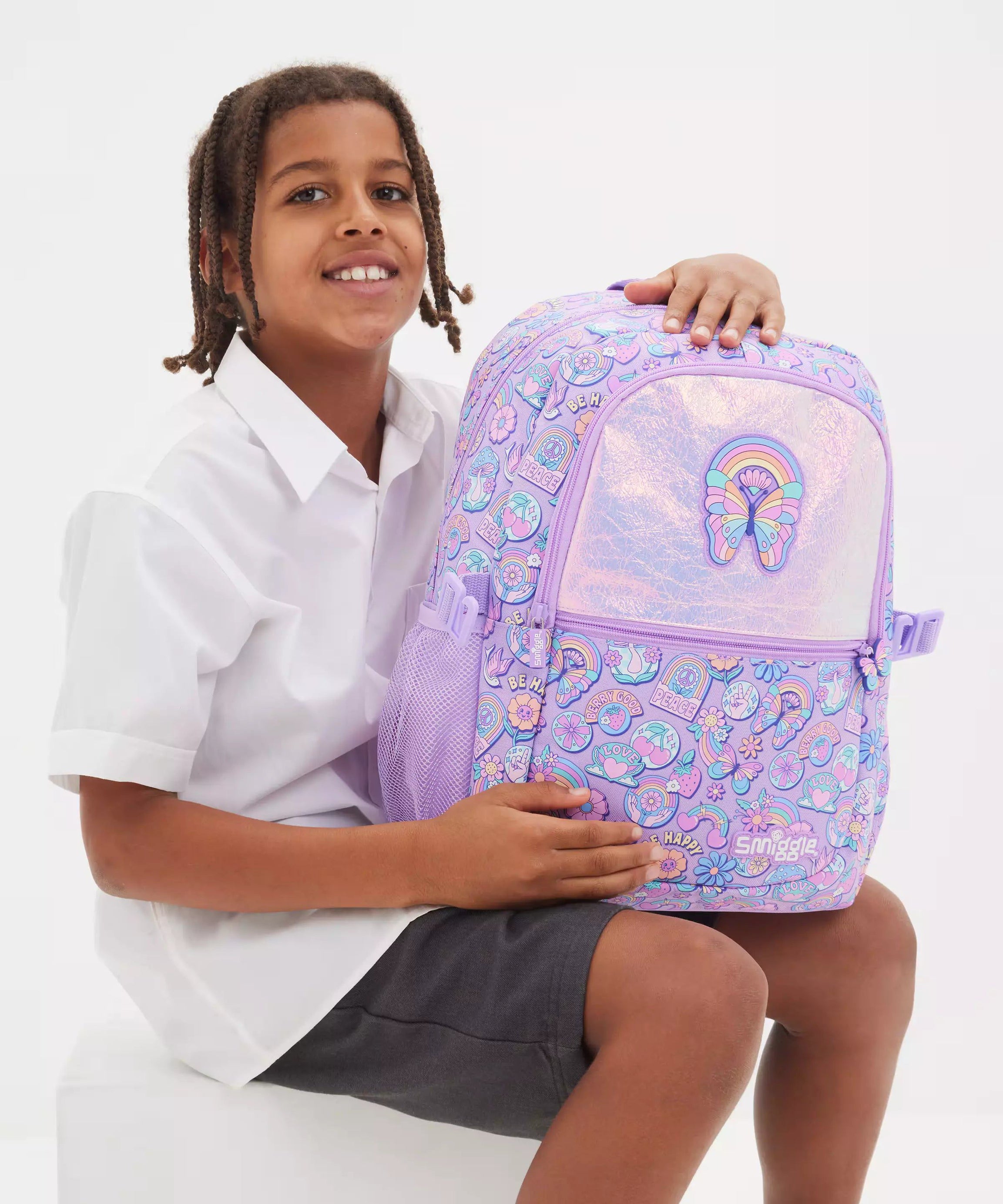 Smiggle – Limitless Klasik Okul Sırt Çantası-Dinossi