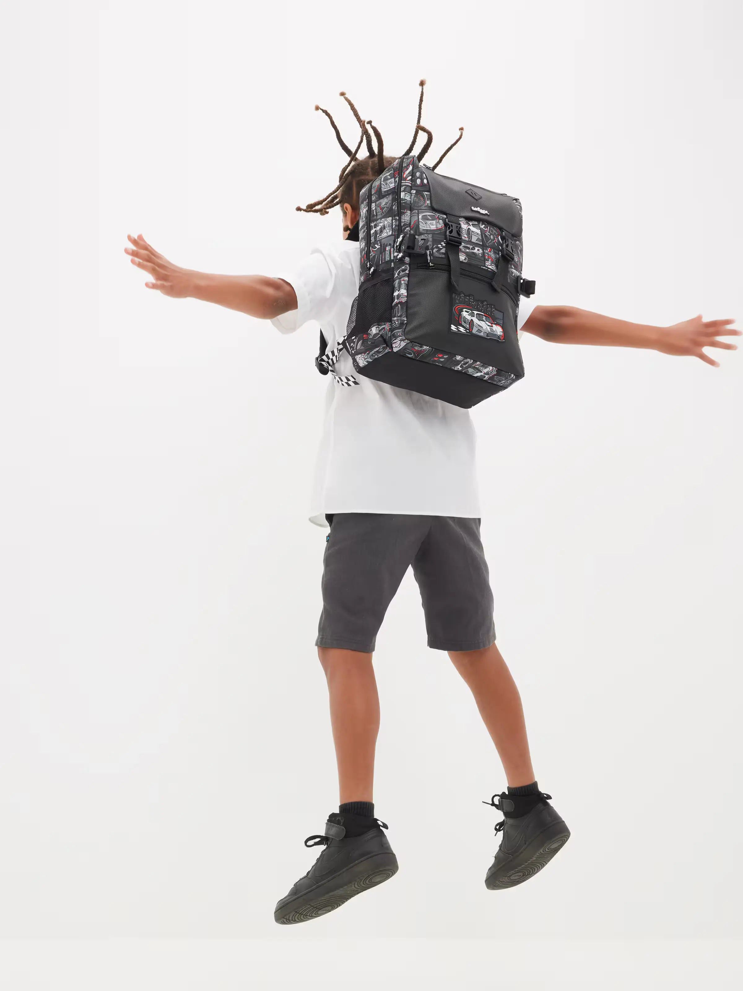 Smiggle - Limitless Ortaokul Sırt Çantası-Dinossi