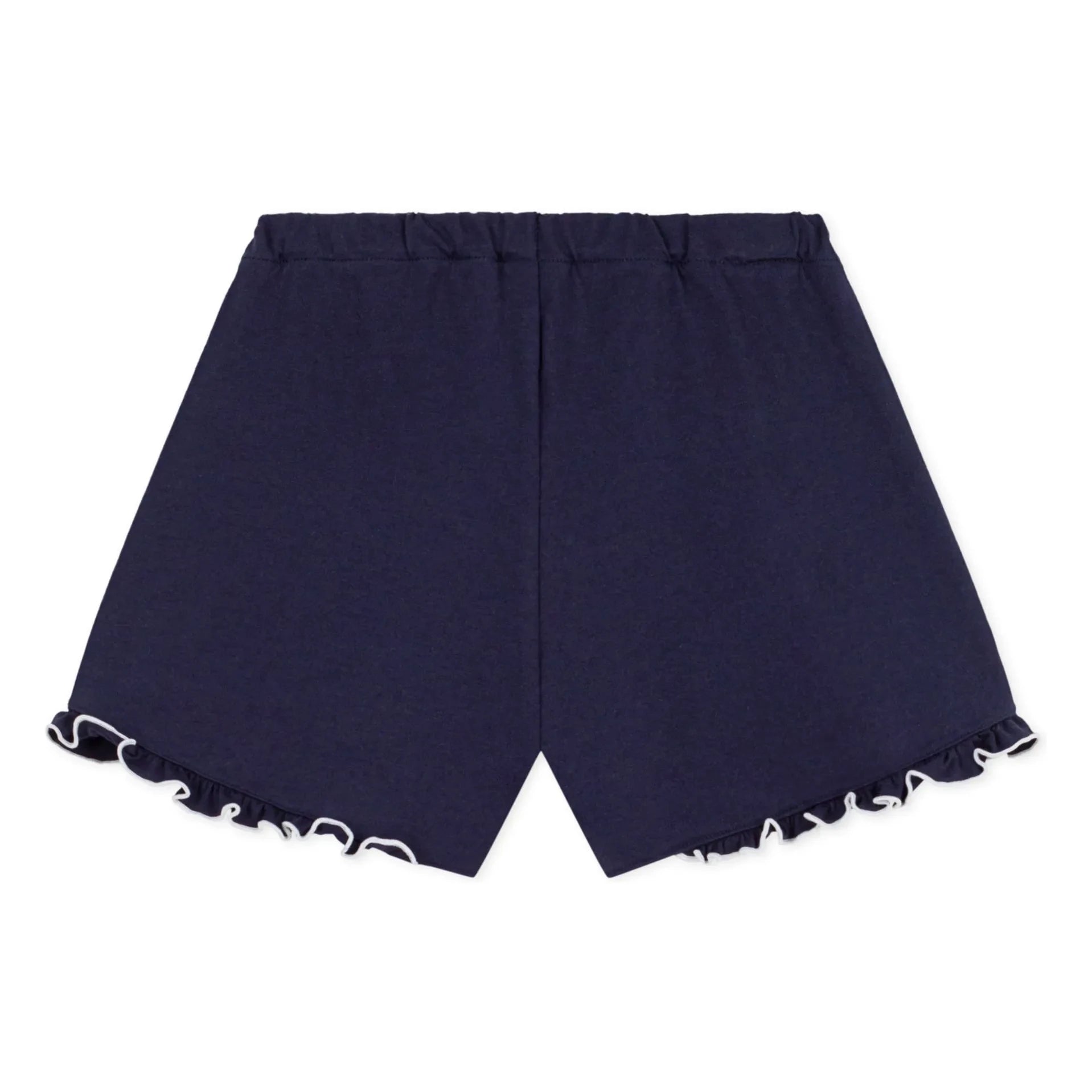 Petit Bateau - Flounced shorts | Midnight blue