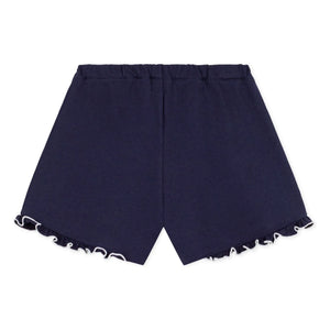 Petit Bateau - Flounced shorts | Midnight blue